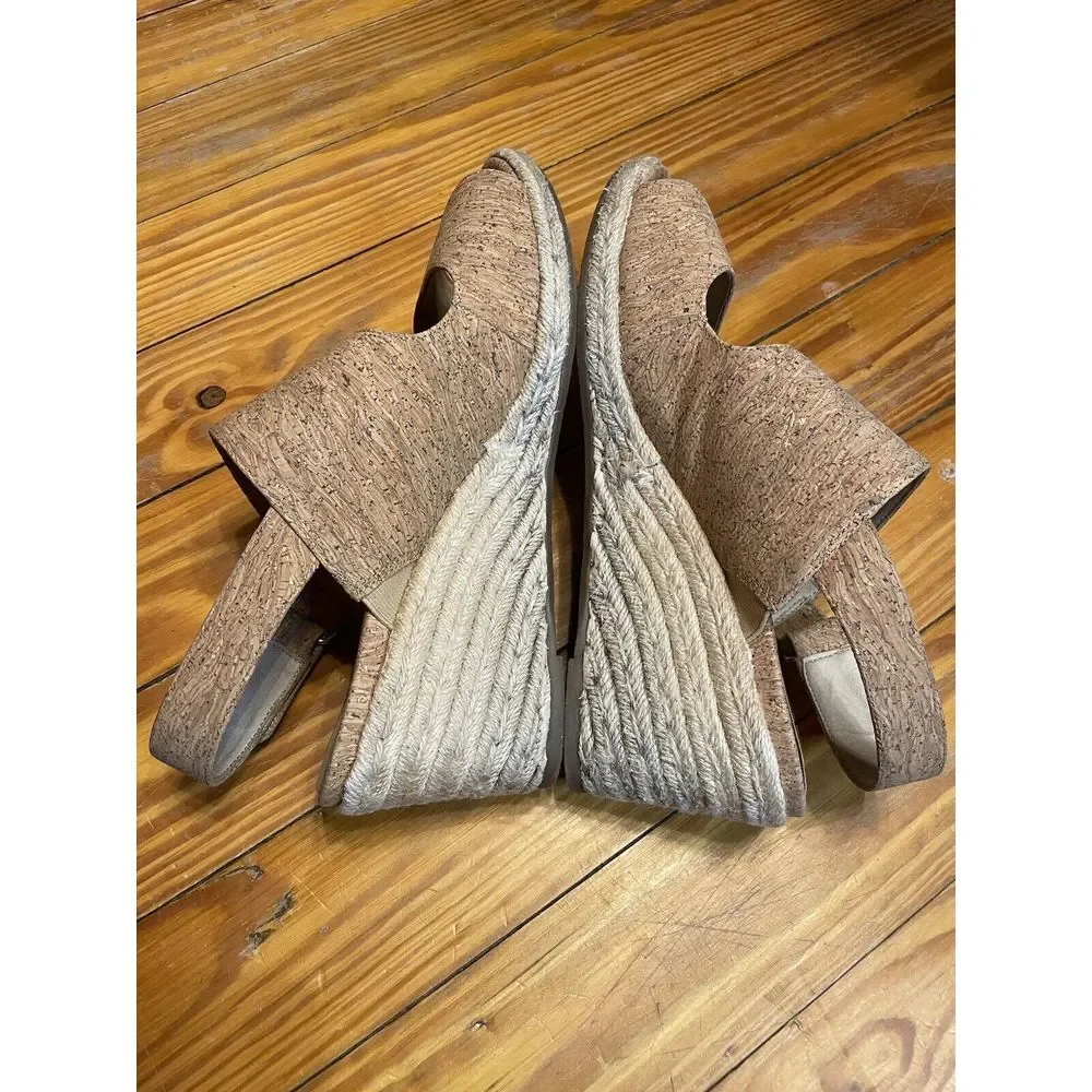 Vionic‎ Brooke Cork Wedge Sandals Size 11